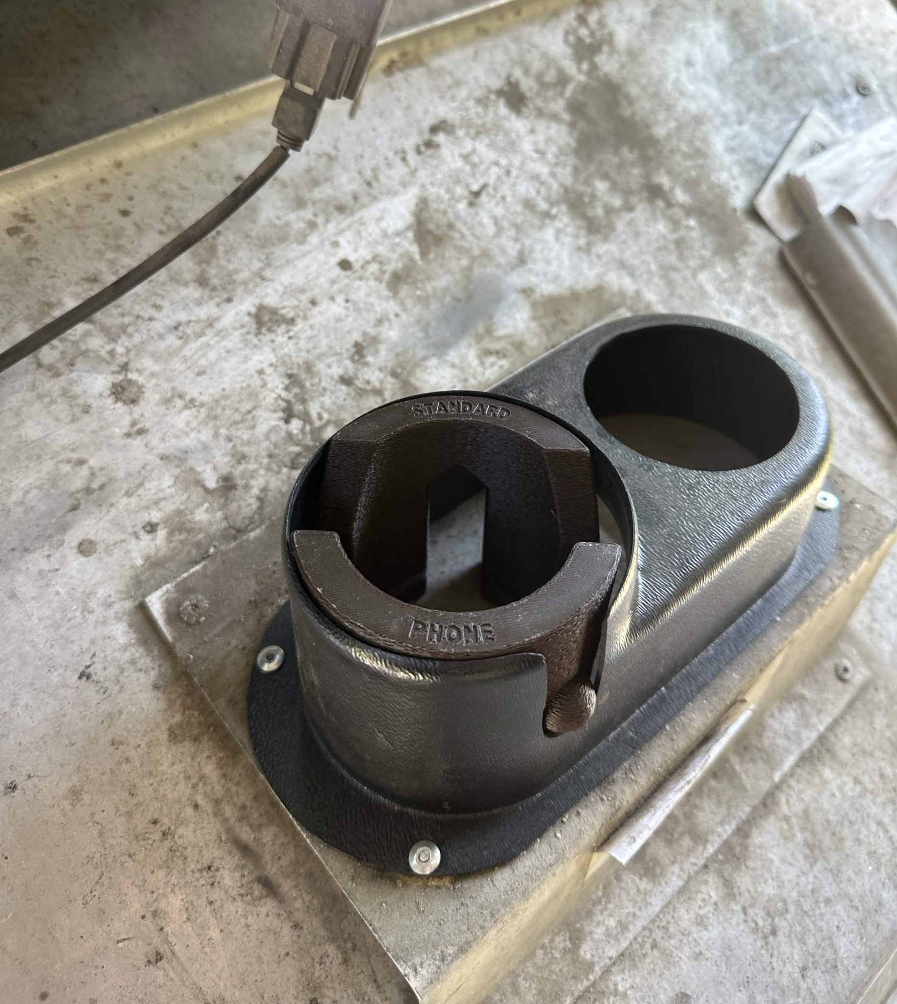 Standard side empty